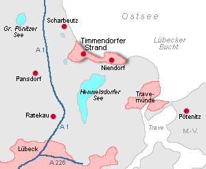 Timmendorfer Strand-Karte