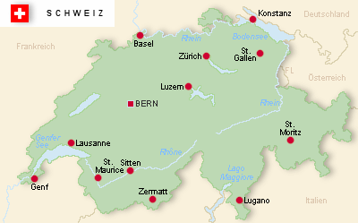 Schweiz-Karte