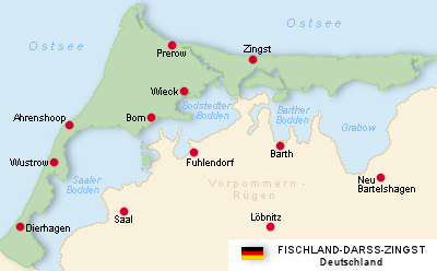 Fischland-Darss-Zingst-Karte