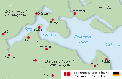 Flensburger Foerde-Karte