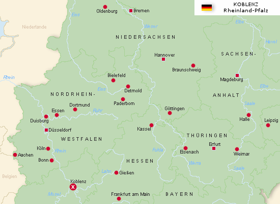 Koblenz-Karte