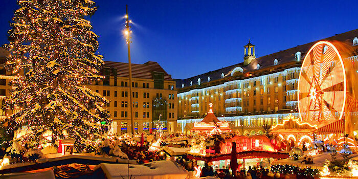 Der Dresdner Striezelmarkt ist einer der ältesten Weihnachtsmärkte Deutschlands.