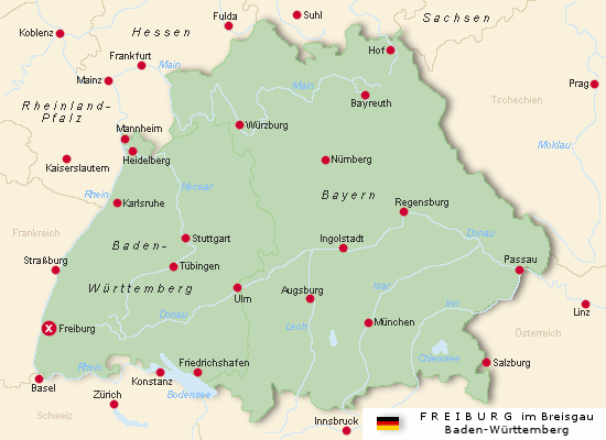 Freiburg-Karte