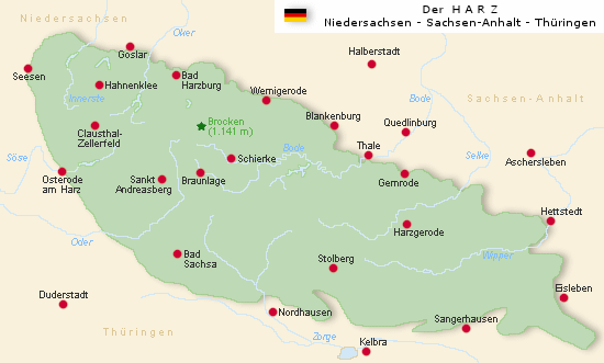Harz-Karte