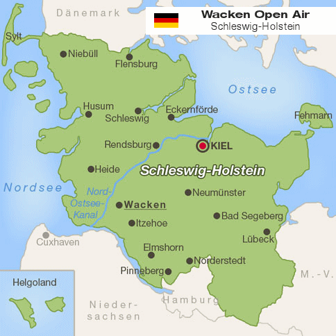 Wacken Open Air-Karte