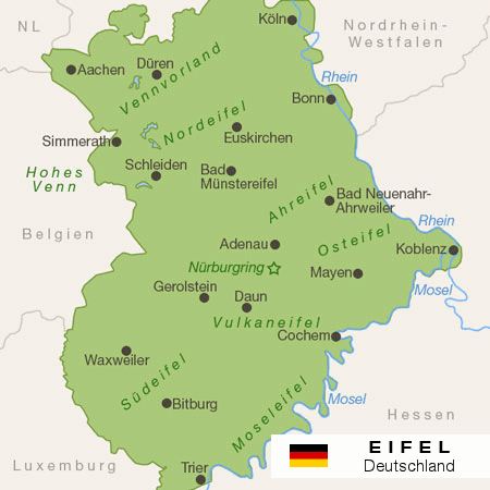 Eifel-Karte
