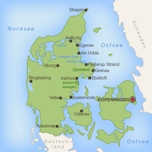Der Urlaubär im Nordosten von Dänemark - Der Urlaubär unterwegs