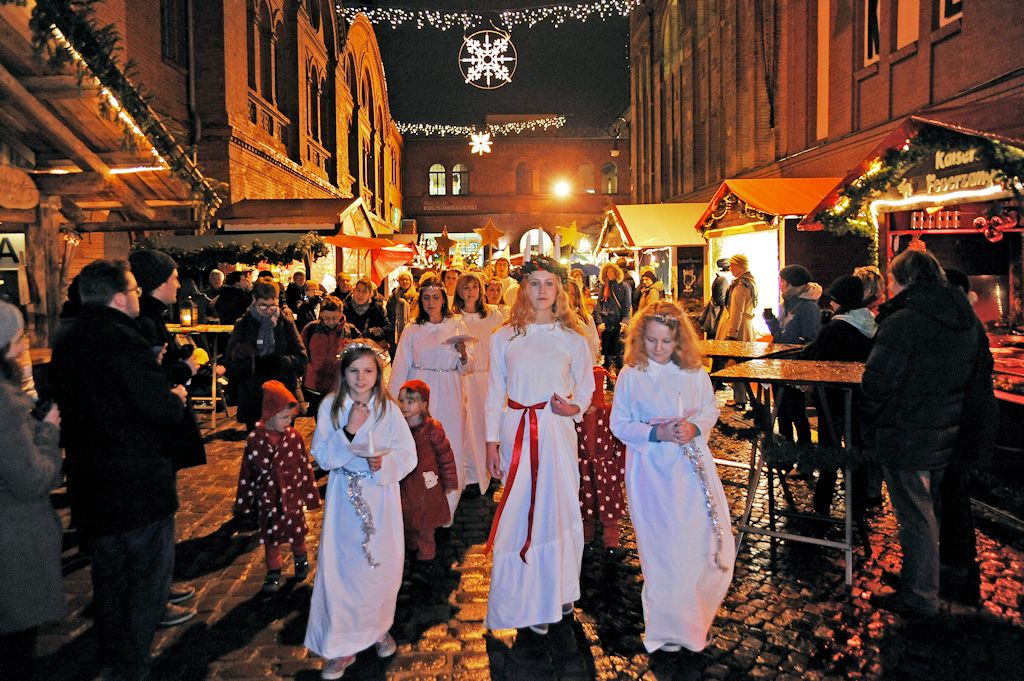 Lucia Weihnachtsmarkt in der Kulturbrauerei, Berlin-Prenzlauer Berg