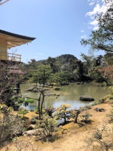 Garten um den buddhistischen Tempel Kinkaku-ji