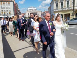 Hochzeitszug in Oradea