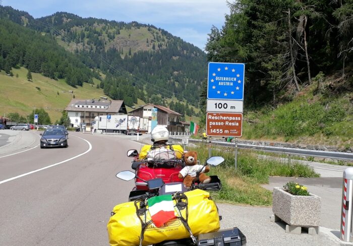 An der italienisch-österreichischen Grenze