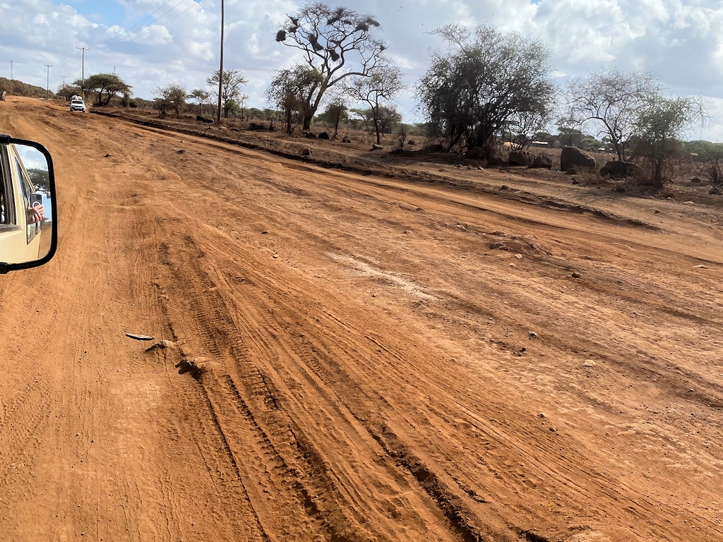 Straßenverhältnisse in Kenia