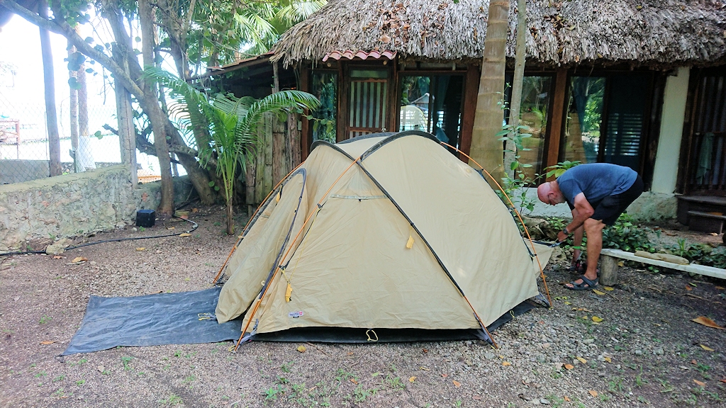 Campingspot in Bacalar (Mexiko)