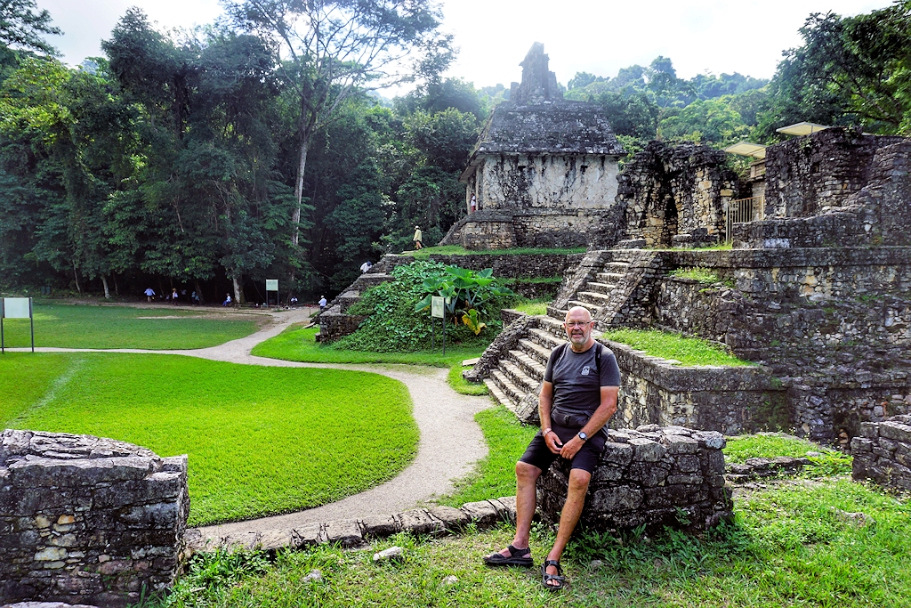 In den Mayaruinen Palenque