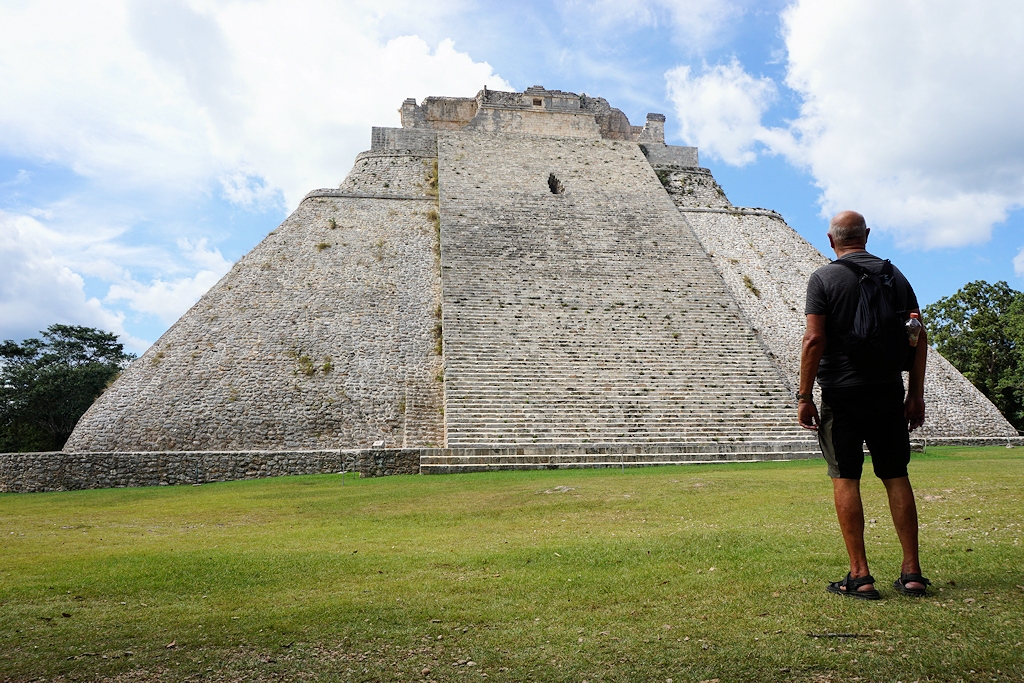 Ruinen der ehemaligen Stadt Uxmal der Maya